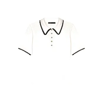 Maje Knitted Polo Top