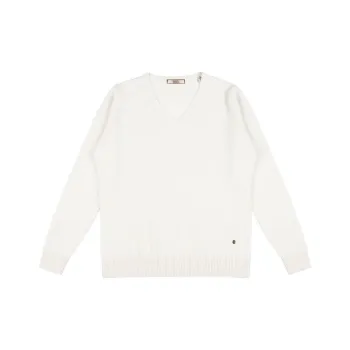 Raidy Boer Sweater Women's White