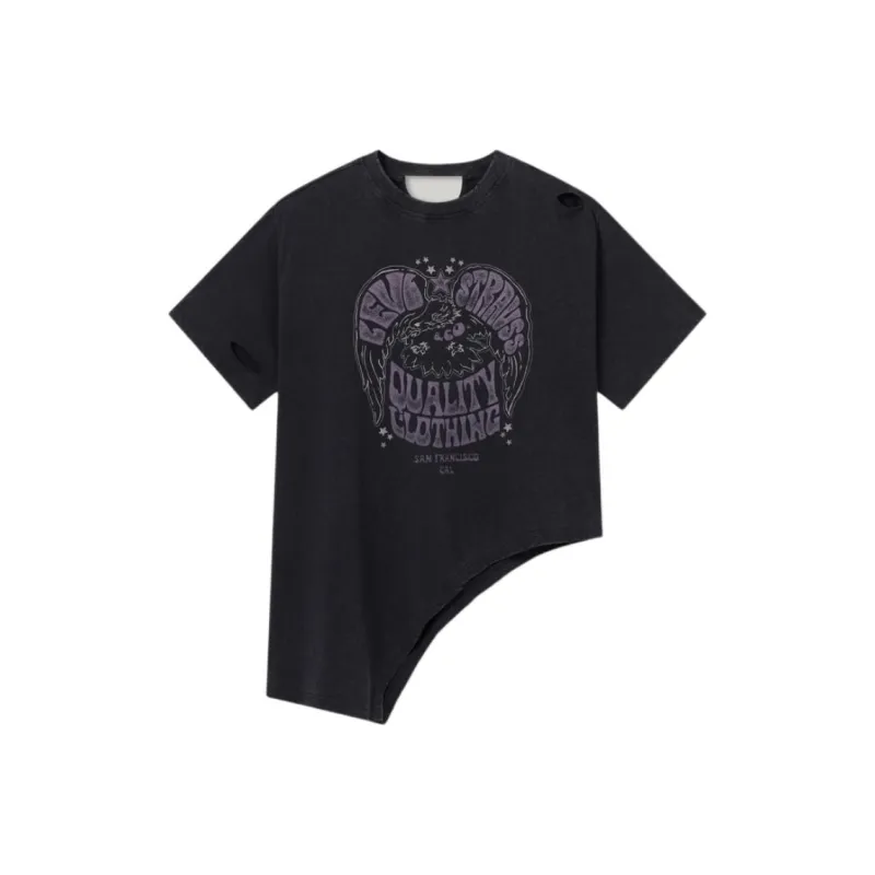 Levis T Shirts Women's Black-0
