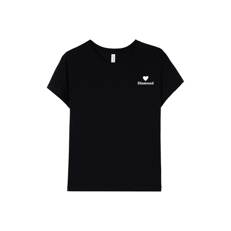 Korean Style T Shirt Unisex Black-0