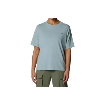 Columbia PFG Uncharted Regular T Shirt Women's Fragmented Blue