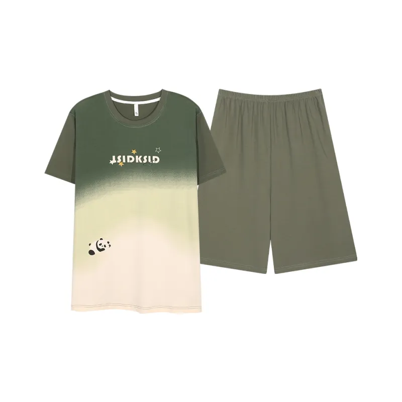 Qiao Ni Tong Pajama Set Men's Image Color-0