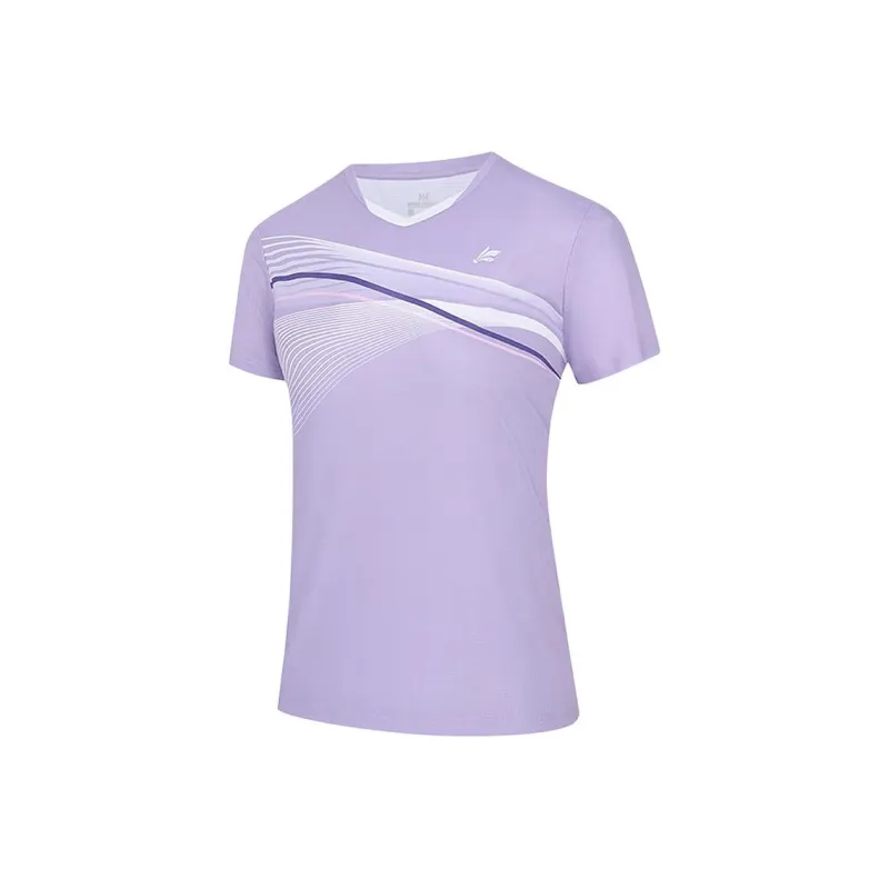 361° T Shirt Women's Elegant Purple/Raw White-0