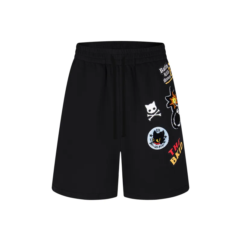 TESTUNG Casual Shorts Unisex-0