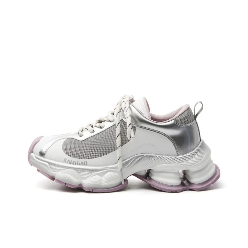 STELLA WEISZ Cushioning, Slip Resistant, And Abrasion Resistant Low Top Chunky Sneakers Women's-4