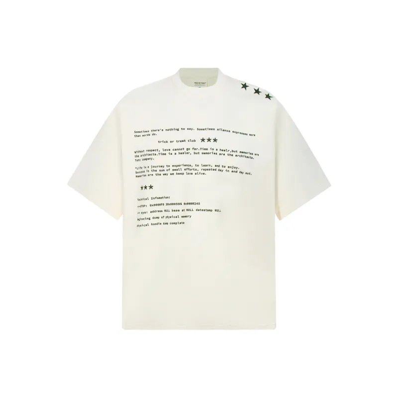 YINLEI Set in Sleeve T Shirt Unisex-2