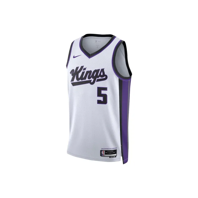 Nike De'Aaron Fox Sacramento Kings 2023/24 Association Edition Men's Nike Dri FIT Nba Swingman Jersey-0