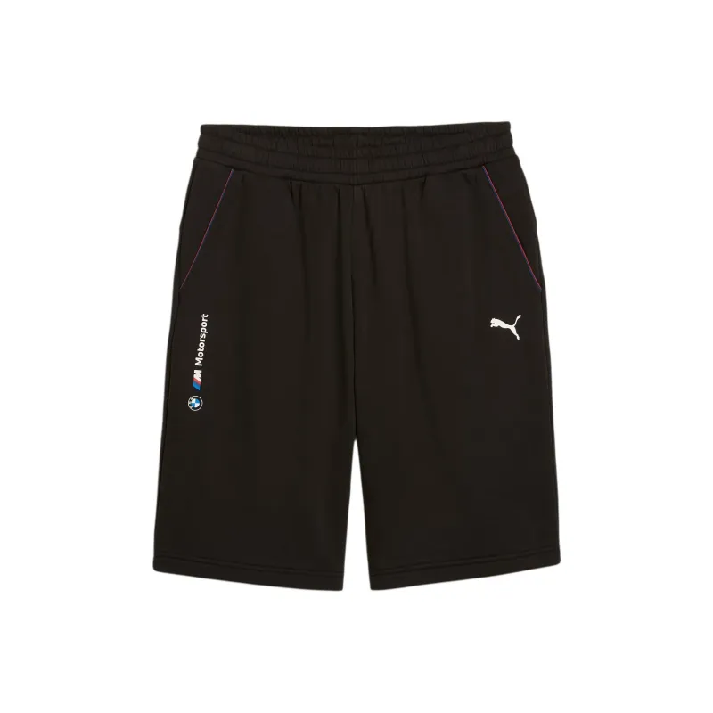 PUMA BMW M Motorsport SS24 ESS+ Fleece Shorts Casual Shorts Men's Black-0
