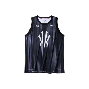 Anta Basketball Jerseys Unisex Basic Black