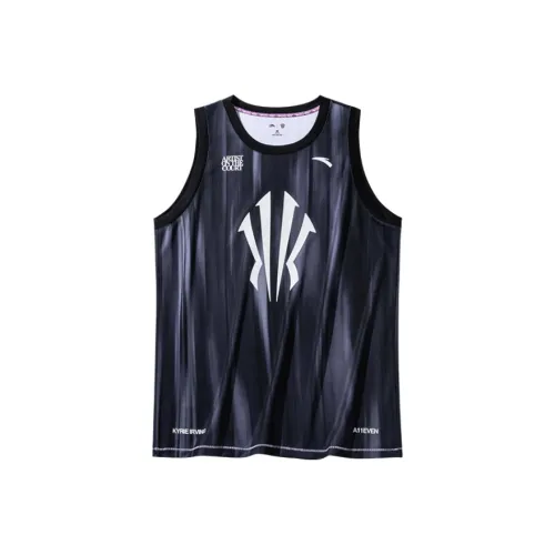Anta Basketball Jerseys Unisex Basic Black
