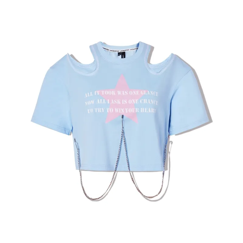 LA CRAWFISH Crop Tops Women's-4