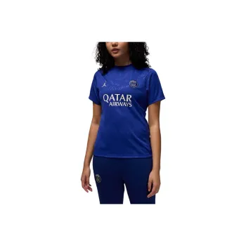 JORDAN Paris Saint Germain Academy Pro Fourth Women's JORDAN Dri FIT Soccer Short Sleeve Pre Match Top