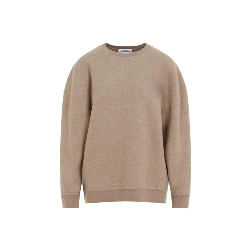 MaxMara Elvira Crewneck Straight Hem Jumper-0