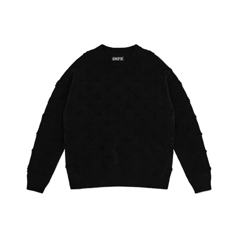 SMFK SMFK X Wonderland Sweater Women's Black Floral Garden-0