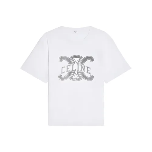 CELINE FW22 Regular T Shirt Women's White
