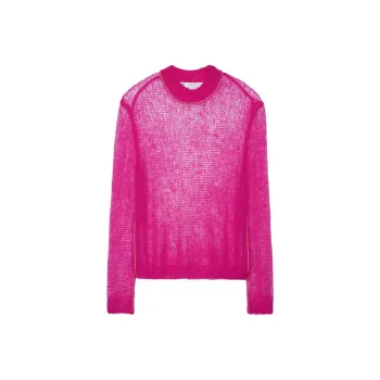 ZARA Sweater Women's Dark Purple Red