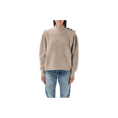 ISABEL Children ETOILE FW22 Loose Fit Sweater Women's Khaki