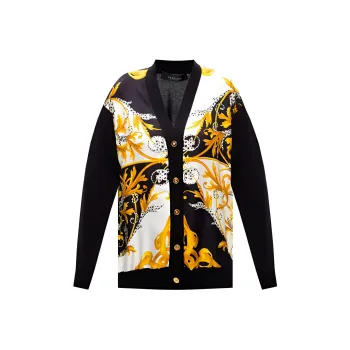VERSACE Loose Fit Sweater Women's Black