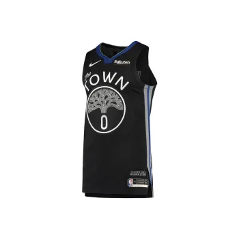 Nike Basketball Jerseys AU Player Edition Golden State Warriors City Edition Blue Oak Draymond Green Size 0 Men's Black