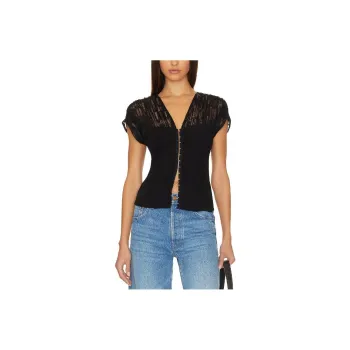 FREE PEOPLE T-Shirt Women's Black
