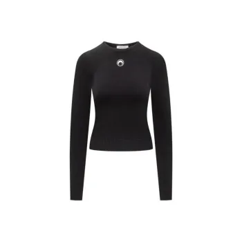 Marine Serre Moon Embroidered Pullover