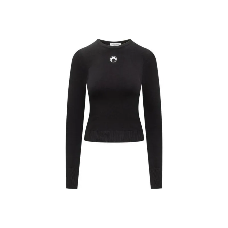 Marine Serre Moon Embroidered Pullover-0