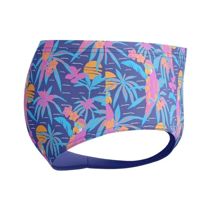 Speedo Swimming Shorts Men's Marine Blue Pink-2