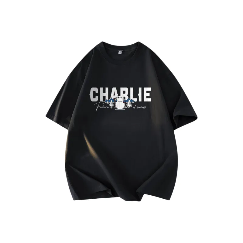 CHARLIE GOLF T Shirt Unisex Black-0