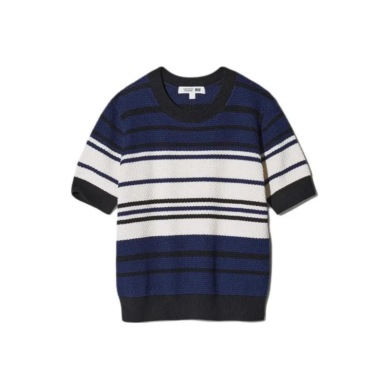 UNIQLO Comptoir Des Cotonniers Collaboration T Shirt Women's Marine Blue-0