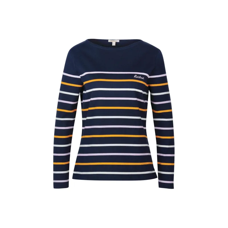 BARBOUR Barbour Hawkins Top T-Shirt Women's Marine Blue-0