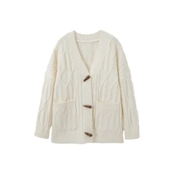 XIANGYING Sweater Women's Beige