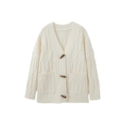 XIANGYING Sweater Women's Beige