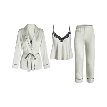 LUYOUYE Pajama Set Women's Light Apricot