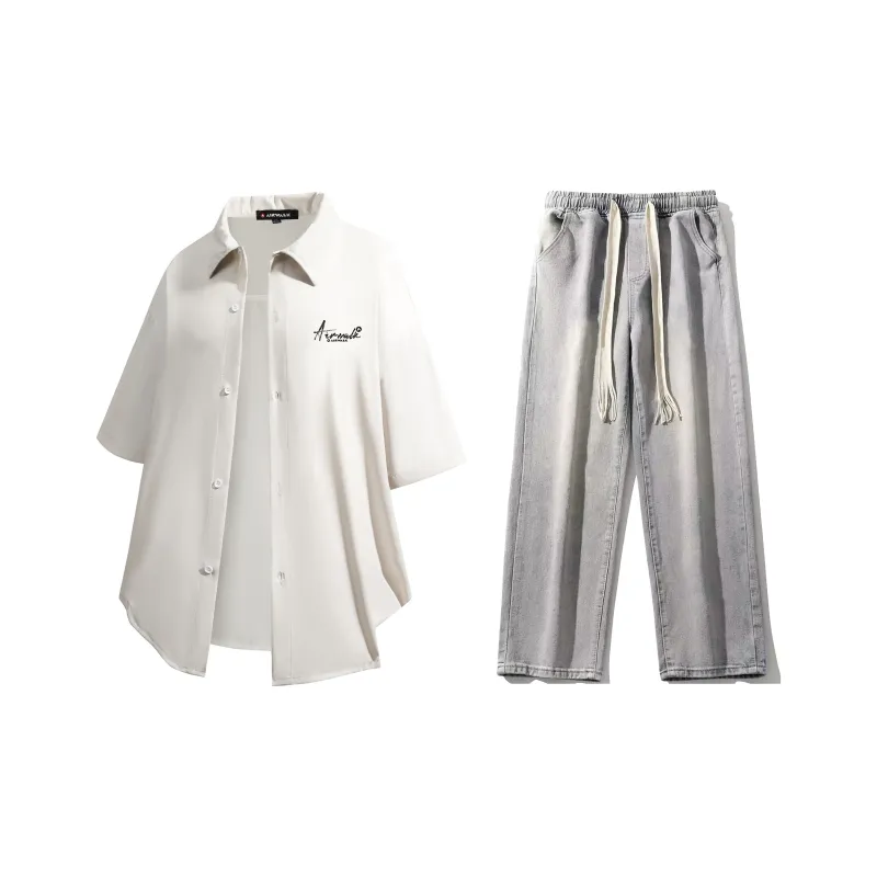 Airwalk Shirt Matching Set Unisex-45