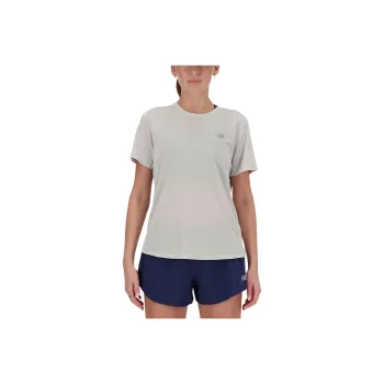 New Balance Athletics Amplified T Shirt Women's Heather Cool Gray