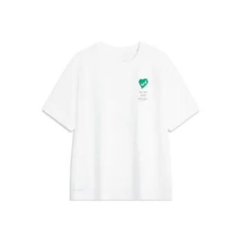 LiNing Drop Shoulder Sleeve T Shirt Women's Standard White