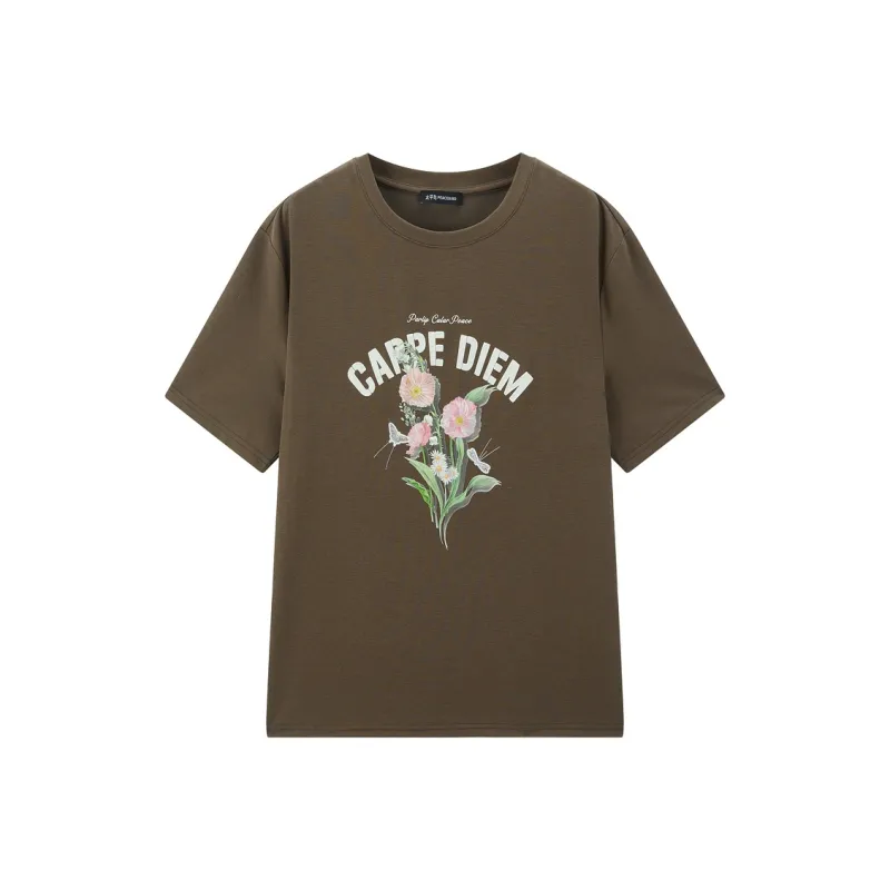 PEACEBIRD T Shirts Women's-5