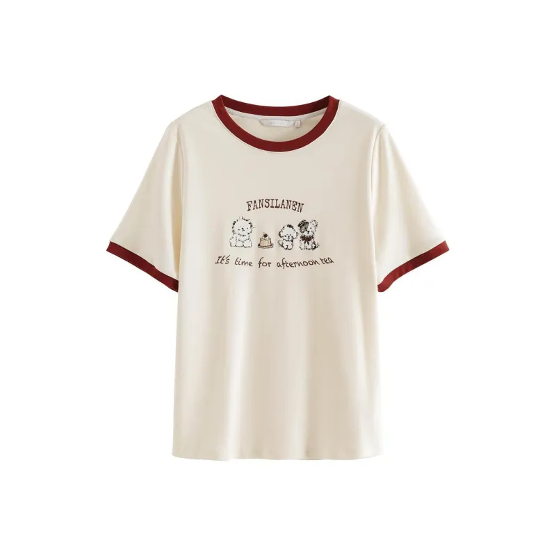 FANSILANEN T Shirt Women's Vanilla Ice-0