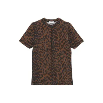 GANNI FW23 T-Shirt Women's Brown
