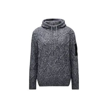 Moncler Cable Knit Hoodie