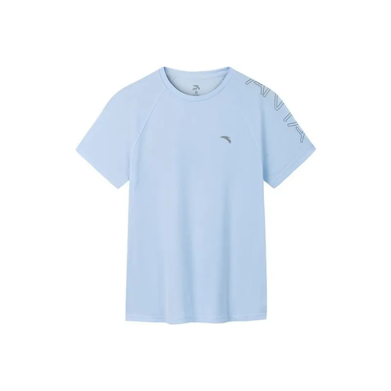 Anta Variety Training Collection Raglan Sleeve T-Shirt Women's Water Sky Blue-0