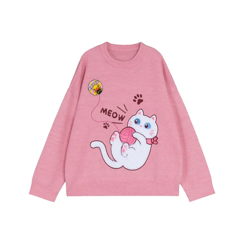 B.Duck Sweaters Women's Pink-0