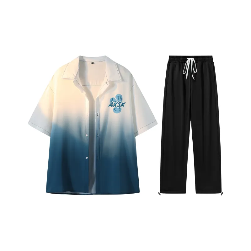 A.X.S.K Shirt Matching Set Unisex-5