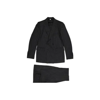 Burberry Business Suits Men Black