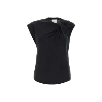 ISABEL MARANT Nayda Knot Detailed T Shirt