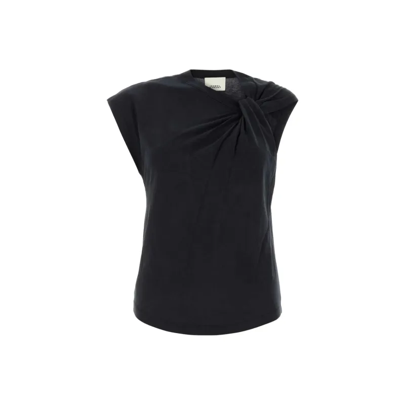 ISABEL MARANT Nayda Knot Detailed T Shirt-0