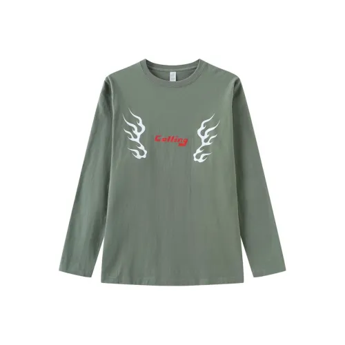 TAXIPHONE T Shirt Women's Army Green