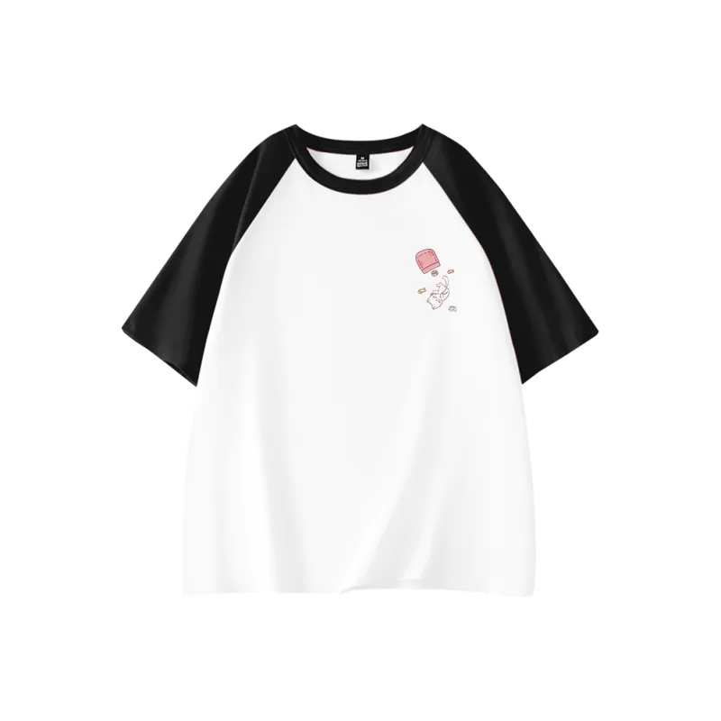 Cotton Raglan Sleeve T Shirt Women's-9