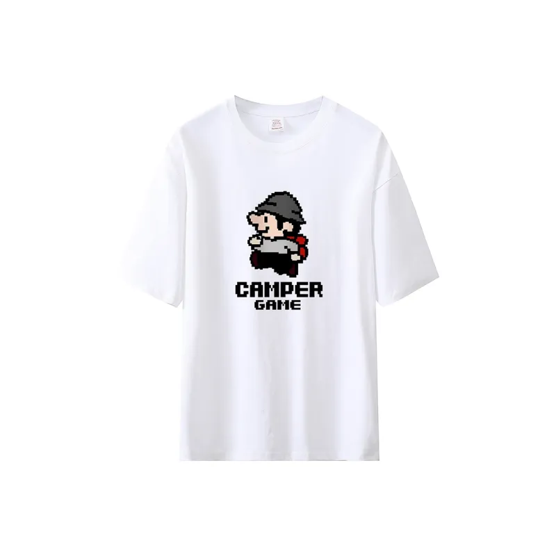 Cotton Gene Drop Shoulder Sleeve T Shirt Unisex-15