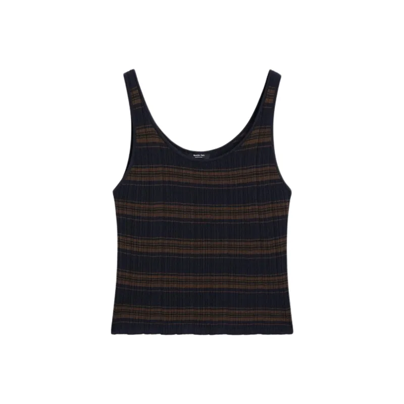 Massimo Dutti Tank Tops Women's Sea Blue-0